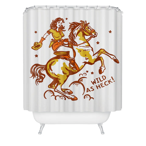 The Whiskey Ginger Wild As Heck V 3 Shower Curtain