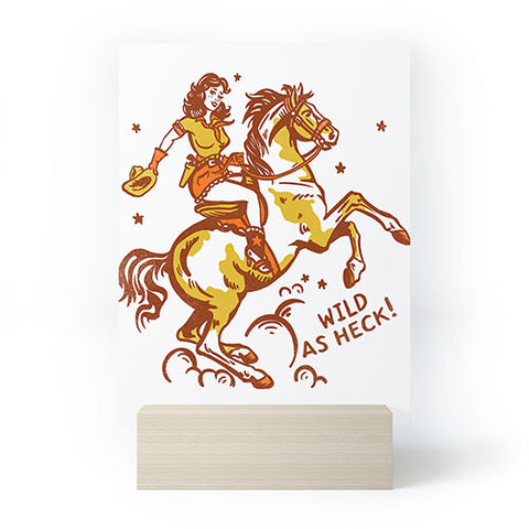 The Whiskey Ginger Wild As Heck V 3 Mini Art Print
