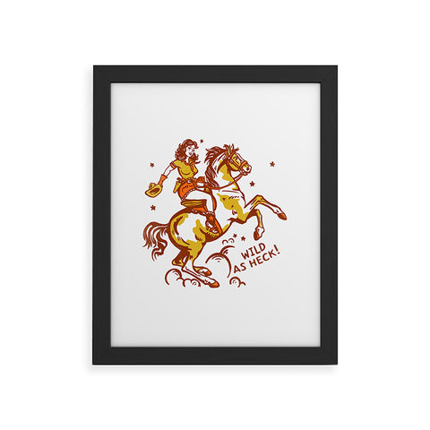The Whiskey Ginger Wild As Heck V 3 Framed Art Print