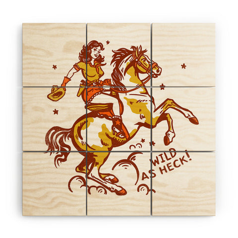 The Whiskey Ginger Wild As Heck V 3 Wood Wall Mural