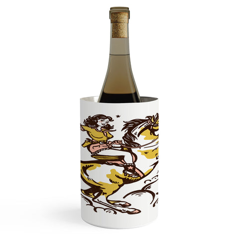 The Whiskey Ginger Woah Whiskey Western Pin Up Wine Chiller