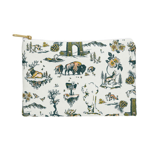 The Whiskey Ginger Yellowstone National Park Travel Pattern Pouch