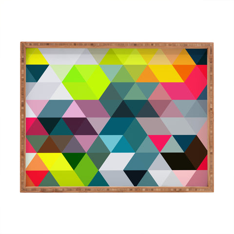 Three Of The Possessed Autumn Electric Lights Rectangular Tray