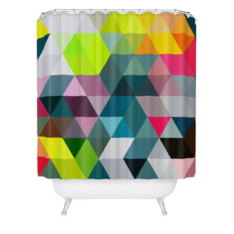 Three Of The Possessed Autumn Electric Lights Shower Curtain