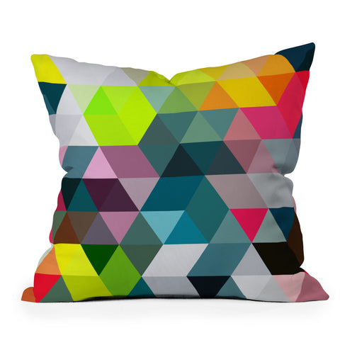 Three Of The Possessed Autumn Electric Lights Throw Pillow