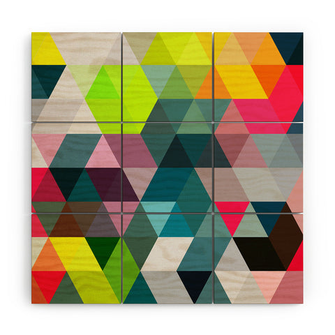 Three Of The Possessed Autumn Electric Lights Wood Wall Mural