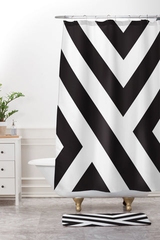 Three Of The Possessed Avenue 02 Shower Curtain And Mat