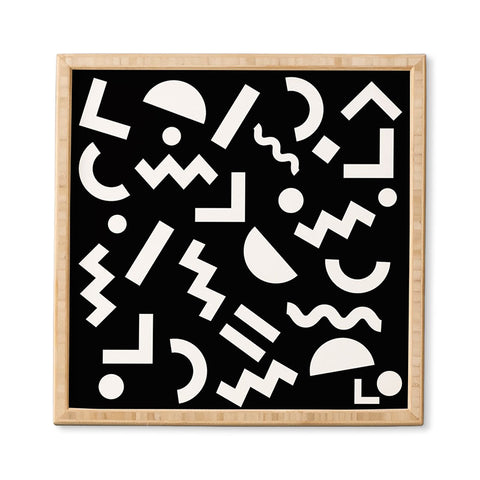 Three Of The Possessed Block Party BLK Framed Wall Art