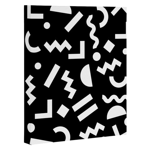 Three Of The Possessed Block Party BLK Art Canvas