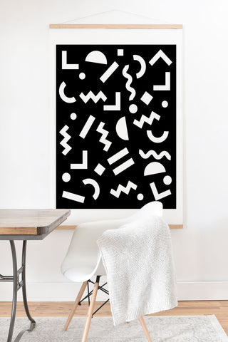 Three Of The Possessed Block Party BLK Art Print And Hanger