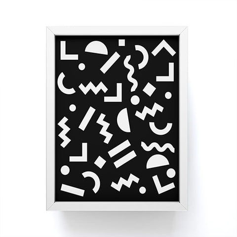 Three Of The Possessed Block Party BLK Framed Mini Art Print
