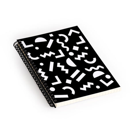 Three Of The Possessed Block Party BLK Spiral Notebook