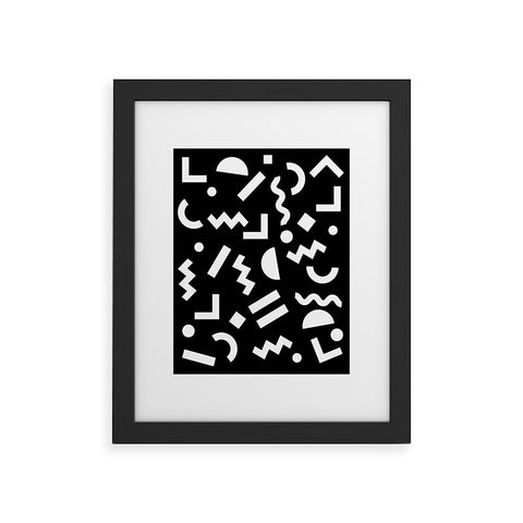 Three Of The Possessed Block Party BLK Framed Art Print