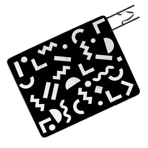 Three Of The Possessed Block Party BLK Picnic Blanket