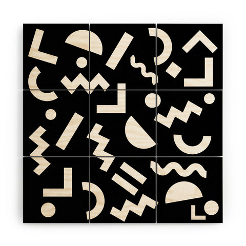 Three Of The Possessed Block Party BLK Wood Wall Mural