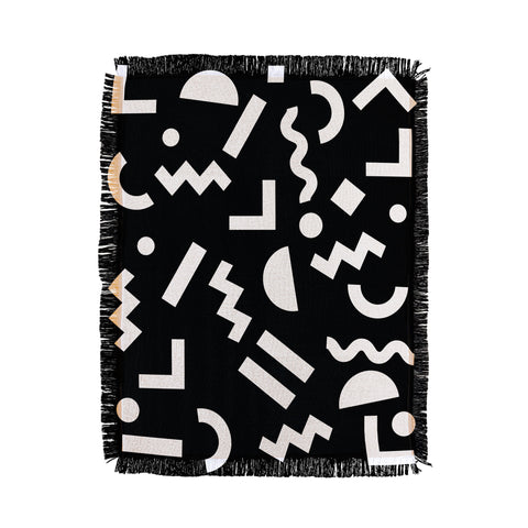 Three Of The Possessed Block Party BLK Throw Blanket