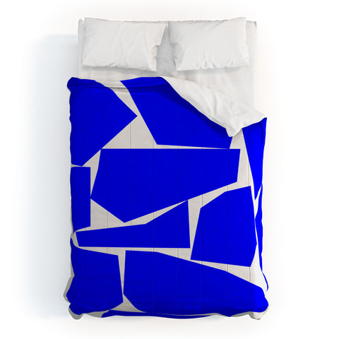 Three Of The Possessed Block Party Blue Comforter