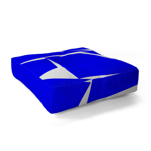 Three Of The Possessed Block Party Blue Floor Pillow Square