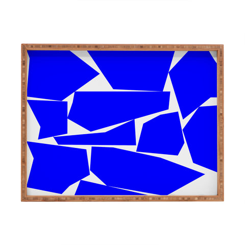 Three Of The Possessed Block Party Blue Rectangular Tray