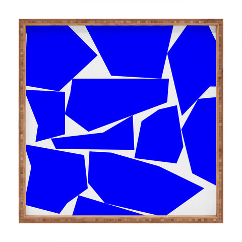 Three Of The Possessed Block Party Blue Square Tray