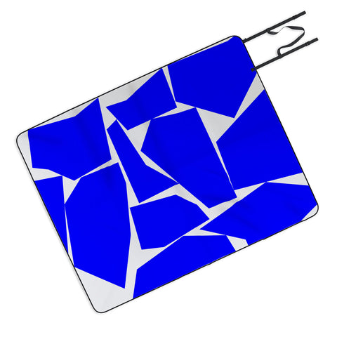 Three Of The Possessed Block Party Blue Picnic Blanket