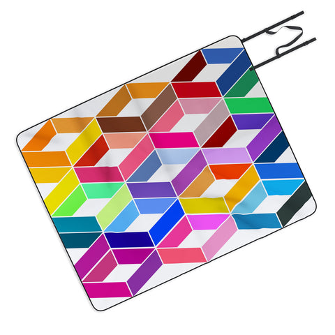 Three Of The Possessed Carnival Carnival Picnic Blanket