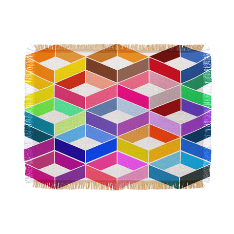 Three Of The Possessed Carnival Carnival Throw Blanket