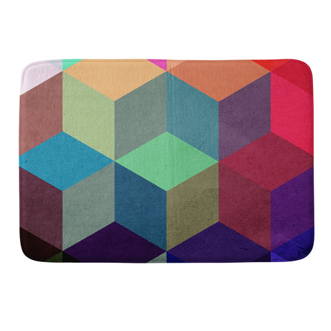 Three Of The Possessed City At Night Memory Foam Bath Mat