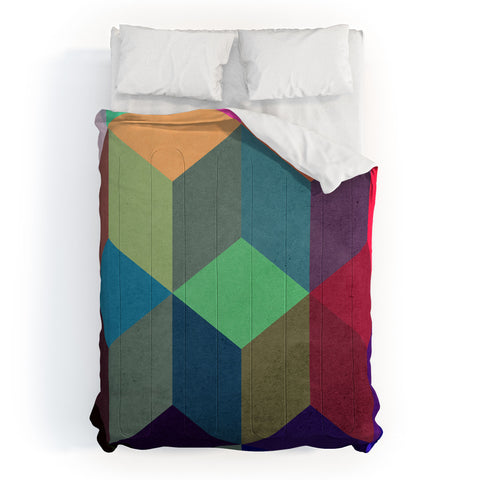 Three Of The Possessed City At Night Comforter