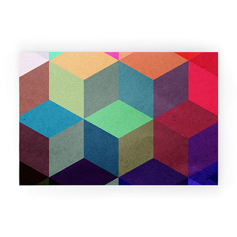 Three Of The Possessed City At Night Welcome Mat