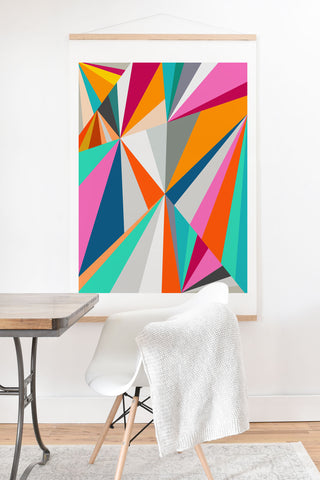 Three Of The Possessed Collins Ave Art Print And Hanger