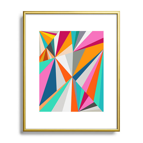 Three Of The Possessed Collins Ave Metal Framed Art Print