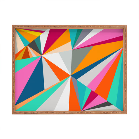 Three Of The Possessed Collins Ave Rectangular Tray