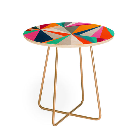 Three Of The Possessed Collins Ave Round Side Table