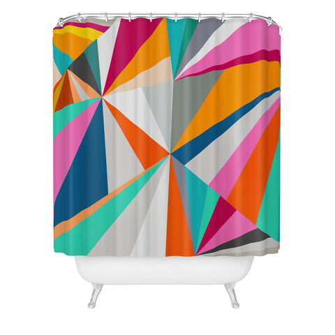 Three Of The Possessed Collins Ave Shower Curtain