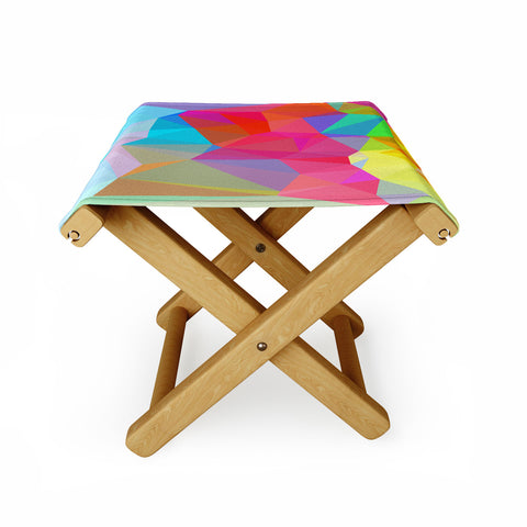 Three Of The Possessed Crystal Crush Folding Stool