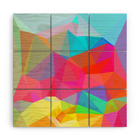 Three Of The Possessed Crystal Crush Wood Wall Mural