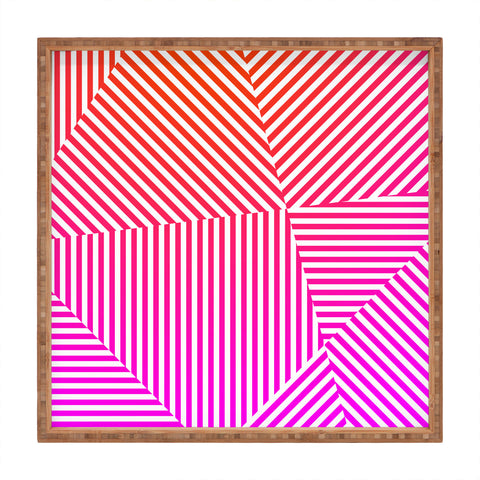 Three Of The Possessed Dazzle Bahamas Square Tray