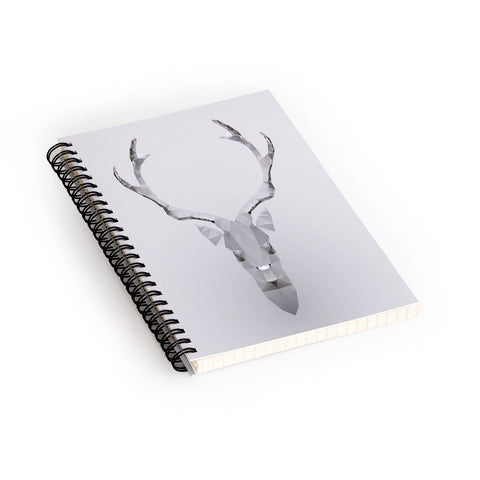 Three Of The Possessed Deeer Spiral Notebook