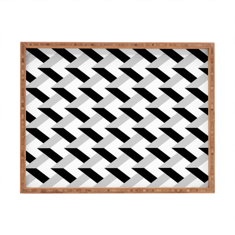 Three Of The Possessed Forrest Rectangular Tray