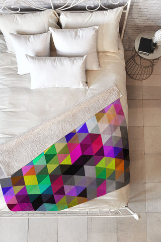 Three Of The Possessed Galaxy1 Fleece Throw Blanket