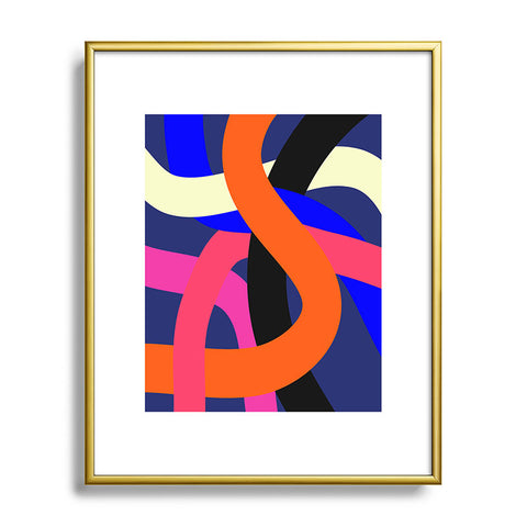 Three Of The Possessed Highways 01 Metal Framed Art Print