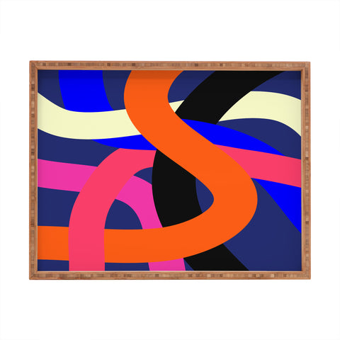 Three Of The Possessed Highways 01 Rectangular Tray