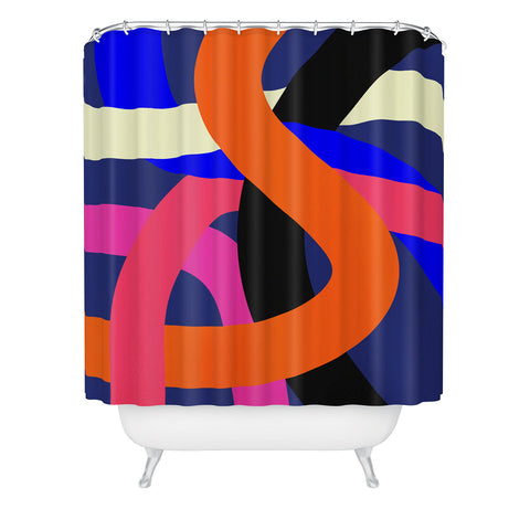 Three Of The Possessed Highways 01 Shower Curtain