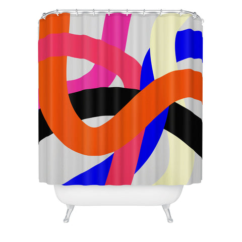 Three Of The Possessed Highways 02 Shower Curtain