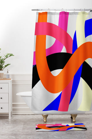 Three Of The Possessed Highways 02 Shower Curtain And Mat