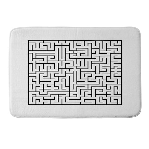 Three Of The Possessed Maze01 Memory Foam Bath Mat