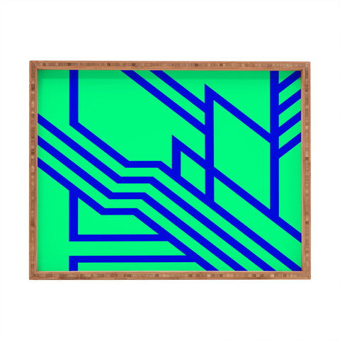 Three Of The Possessed Metro Deco 01 Rectangular Tray