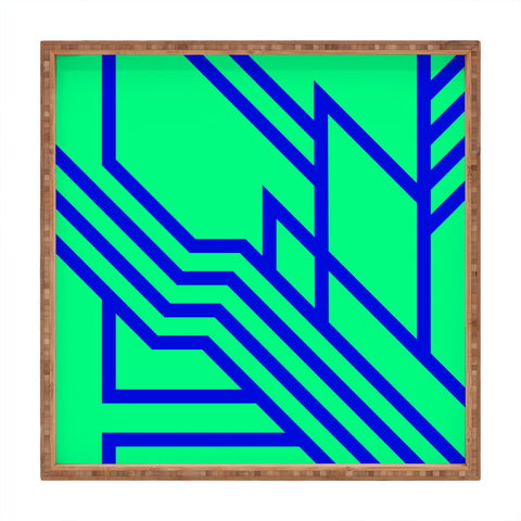 Three Of The Possessed Metro Deco 01 Square Tray