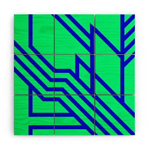 Three Of The Possessed Metro Deco 01 Wood Wall Mural